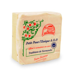 Traditions de normandie, Petit pont l'eveque aop, le fromage de 240 gr