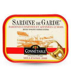 Sardines de garde Connetable Huile d'olive 115g