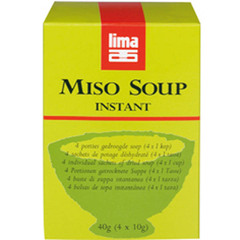 Lima Bio Instant Soupe Miso 4 x 10 g