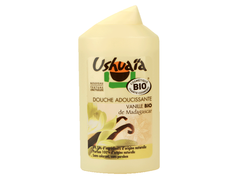 Ushuaia gel douche bio a la vanille 250ml