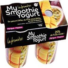 La fermière smoothie yogurt mangue passion 2x150g