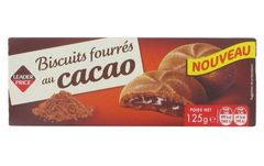 Biscuits fourrés au cacao 125g