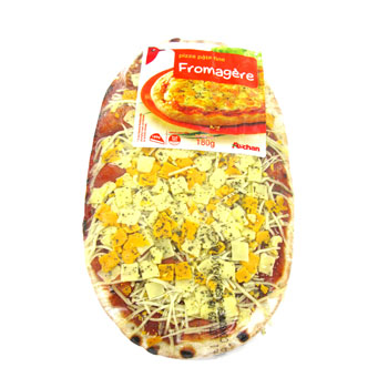 Auchan mini pizza au fromage 180g