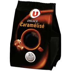 Cafe Delice Caramelise U, 10 dosettes souples, 70g