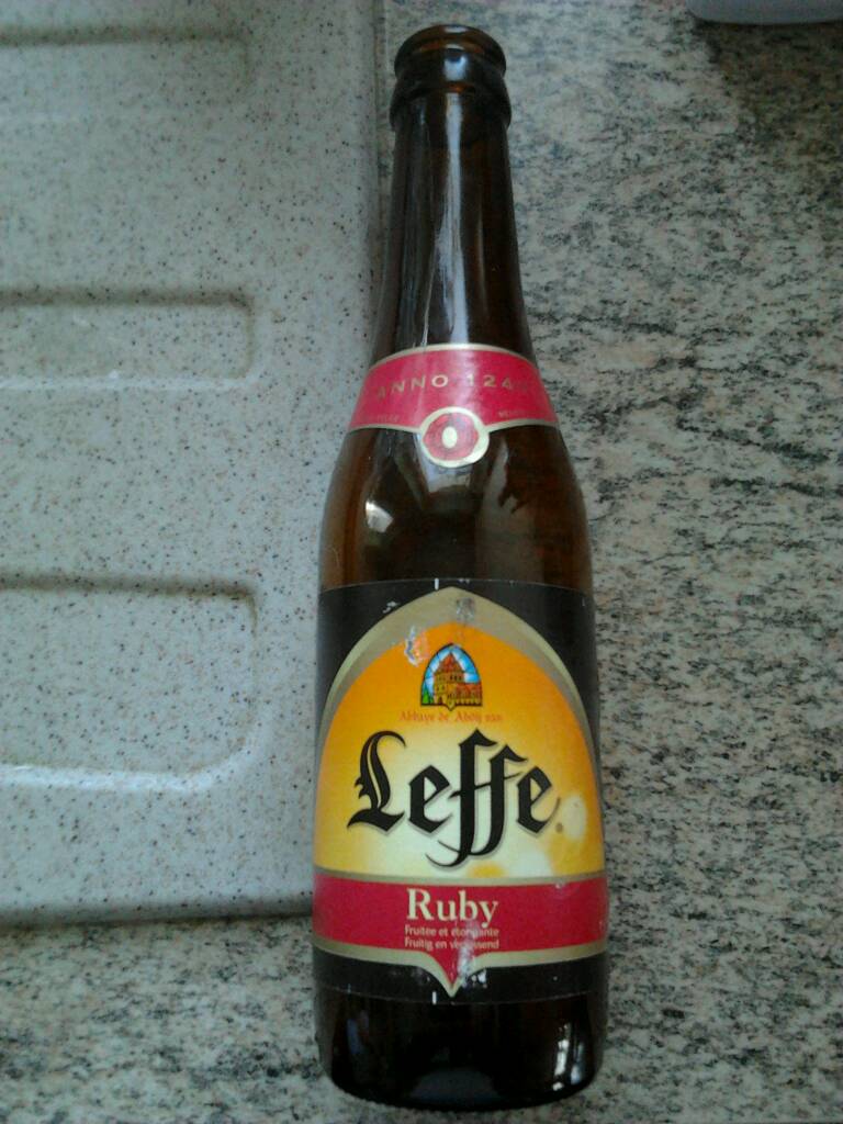 bière belge rouge d'abbaye Leffe Ruby 33 cl