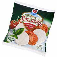 Mozzarella au lait pasteurise U, 18%MG, 250g