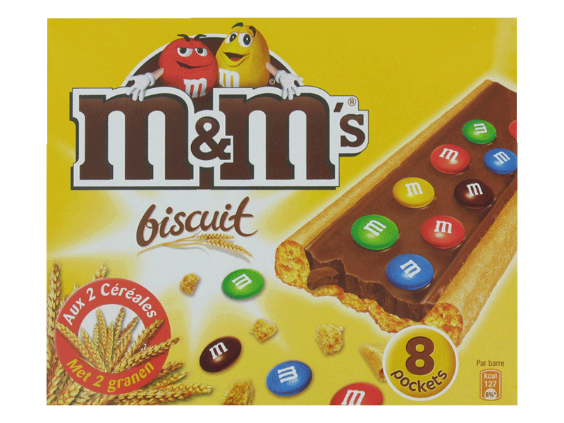 8 M&M's Biscuit Pockets