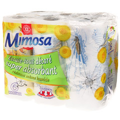 Essuie-tout Mimosa Decore x6