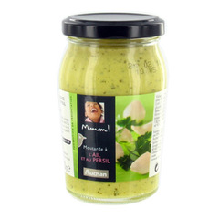 Mmm! moutarde ail et persil bocal 210g
