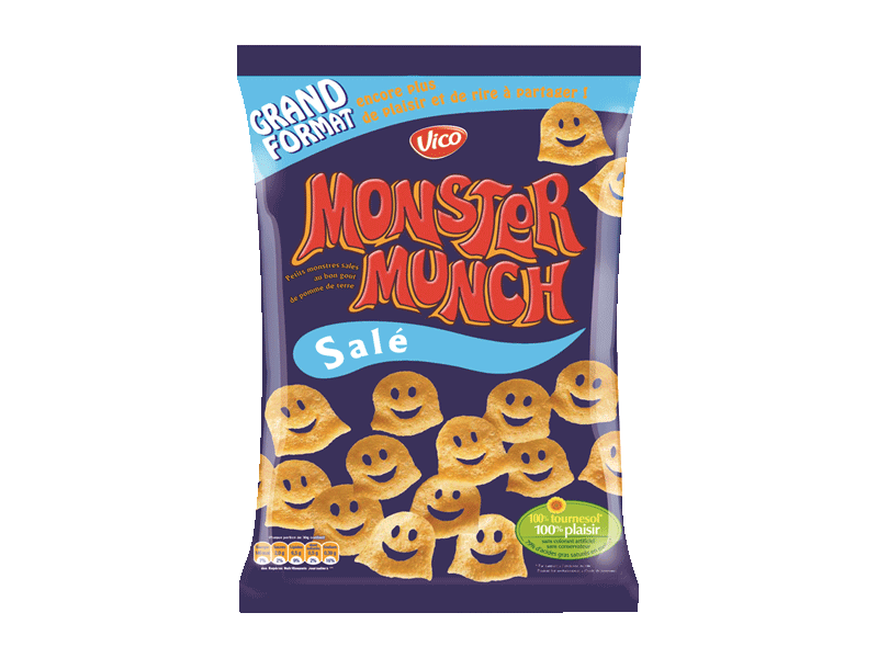 Biscuits apéritifs salés - Monster Munch
