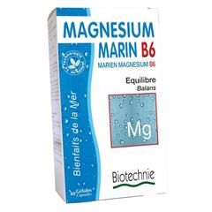 Biotechnie - Magnésium marin b6 - 100 capsules molles - Equilibre et bien-être