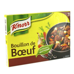 Bouillon de boeuf Knorr Etui 15 tablettes 150g