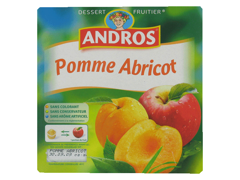 Dessert Fruitier Pomme Abricot