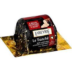Foie gras canard Labeyrie Bloc morceaux 6 tranches 225g
