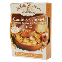 Confit de canard et pommes de terre sarladaises LA BELLE CHAURIENNE, 400g