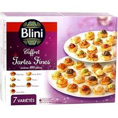 Blini coffret 100 tartes fines festives 960 g
