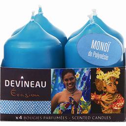 Devineau, Bougies monoi de polynesie, la boite de 4
