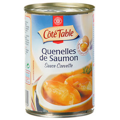 Quenelles Cote Table saumon Sauce crevette 400g