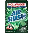 Chewing gums sans sucre air rush menthol et menthe verte HOLLYWOOD, 5x10 dragées, 70g