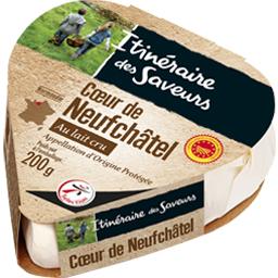 Itineraire des Saveurs, Coeur de Neufchatel au lait cru, le fromage de 200 gr