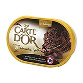 Glace Carte d'Or Chocolat noir - Bac 500g