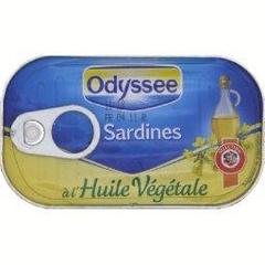 Sardines a l'huile vegetale, 3 x 69g, 207g