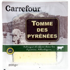 Tomme des Pyrénées IGP Carrefour