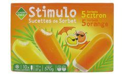 Stimulo sorbets orange et sorbets citron 10x6...