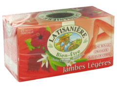 Infusions Jambes Legere LA TISANIERE, 25 sachets, 37,5g