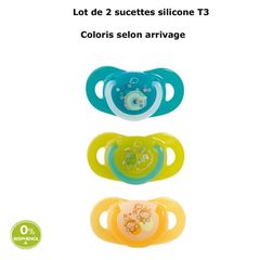 Sucette natural BebeConfort Physiologique silicone T3 x2