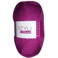 Fil a tricoter violet