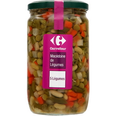 Macedoine de legumes, 5 legumes