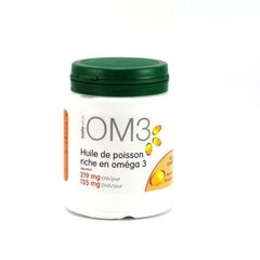 Super diet - Om3 huile de poisson - 120 capsules - L'apport maximum en oméga 3