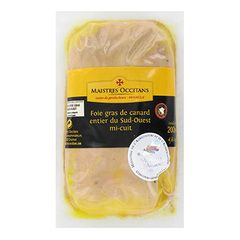 Foie gras Maistres Occitans Canard 200g