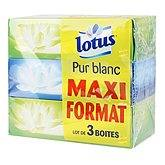 Mouchoirs essentiel Lotus Extrait de lotus - 3 boîtes x90