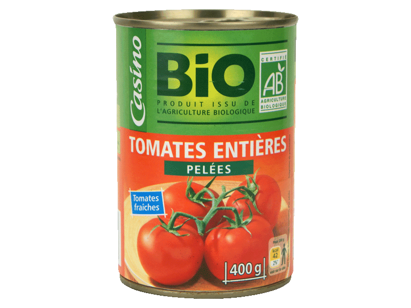 Tomates entières pelées 240g