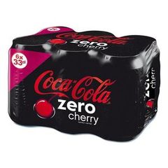 COCA COLA Zero Cherry, 6 boites de 33cl
