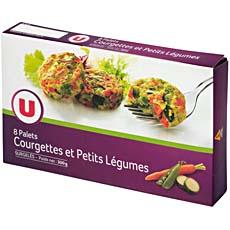 Palets de legumes courgette, petits legumes U, 300g