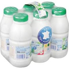 Paturages, Printiligne, lait sterilise UHT ecreme 0% de MG, le pack de 6 x 50cl soit 3l