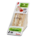 Auchan sandwich club jambon chèvre 125g