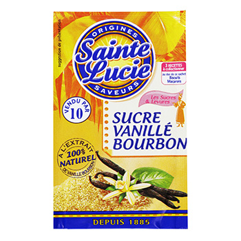 Sucre vanille Sainte Lucie Bourbon sachet x10
