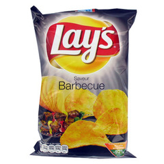 Chips aromatisees barbecue Lay's sachet de 135g