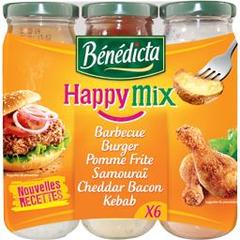 Sauces happy mix x6 BENEDICTA, 515g