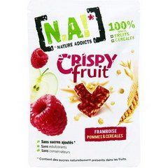 N.A! crispy framboise pomme et cereales doypack de 35g