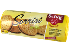 Biscuits sans gluten fourres chocolat Sorrisi SCHAR, 250g