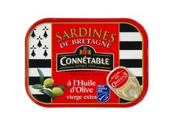 Sardines a l'huile d'olive Belles de Douarnenez CONNETABLE, 135g