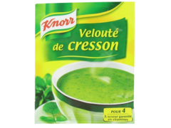 Potage deshydrate veloute de cresson KNORR, 57g, 1l