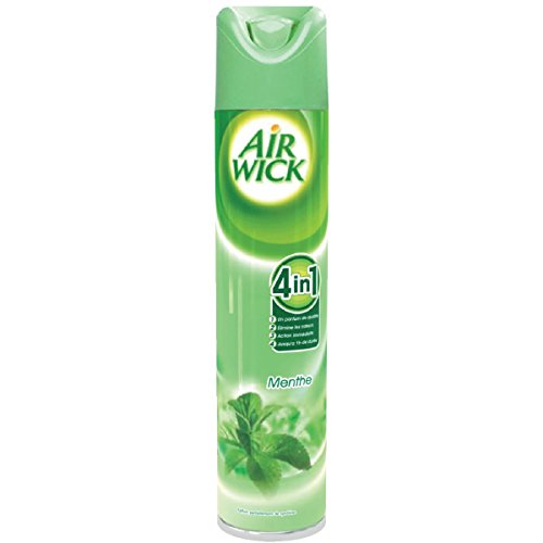 Air wick, Desodorisant 4 en 1 fraicheur menthe, l'aerosol de 300 ml