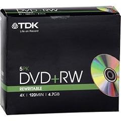 DVD-RW reinscriptible 120min/4,7GB/4x