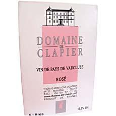 Vin rose Domaine de Clapier, 13.5°, 5l